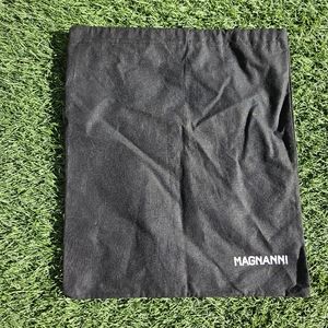 Magnanni Dust Bag 12x14" Black Drawstring Closure with White Logo